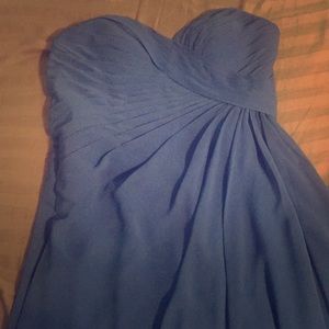 Strapless A-line dress